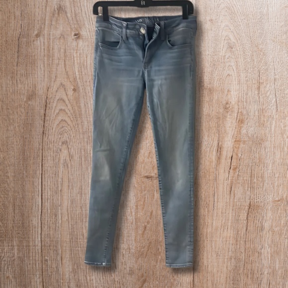 American Eagle Outfitters Blue Skinny Jeans with Modern Fit - Picture 1 of 5